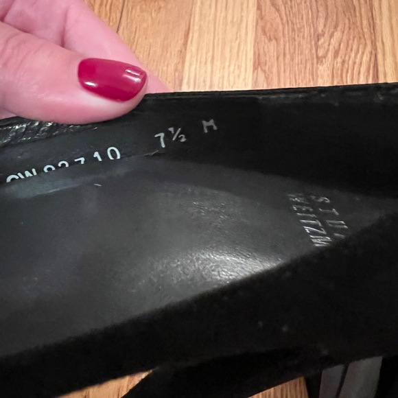 Stuart weitzman suade bow heel - Picture 5 of 5